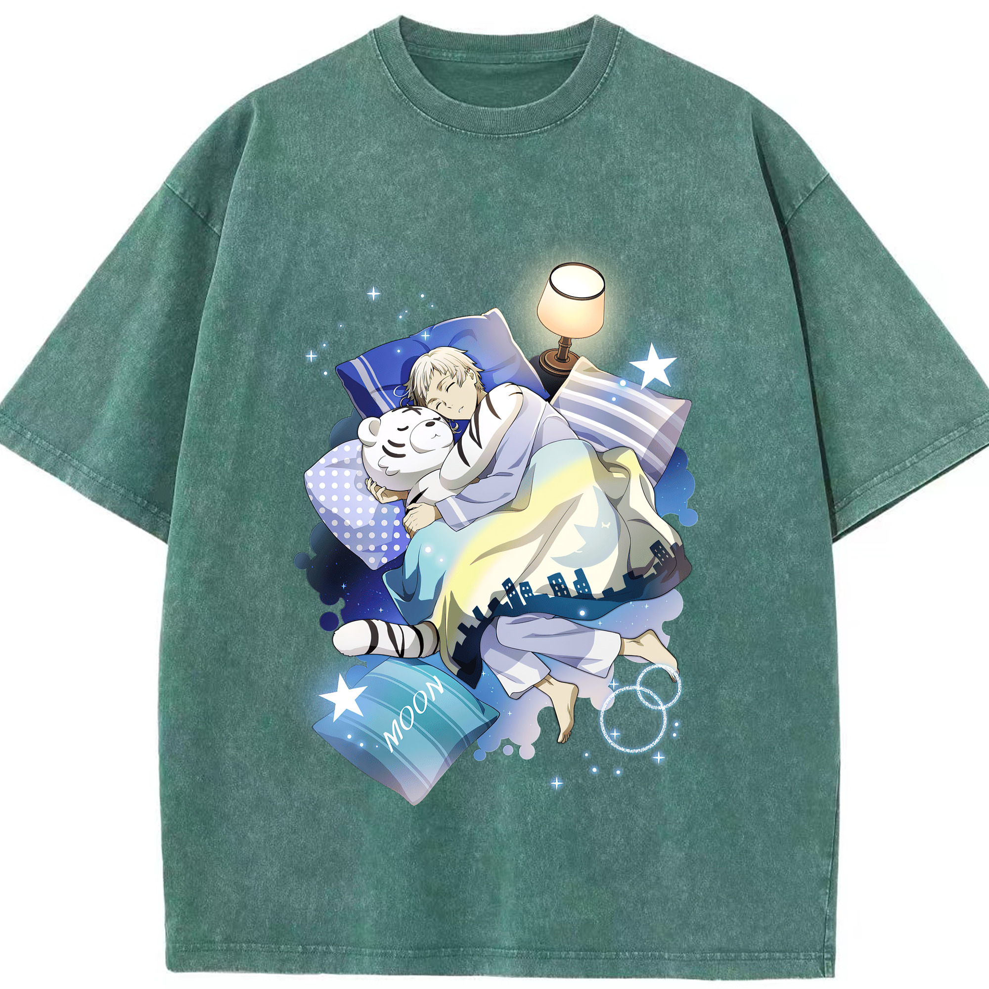 （画像用） 文豪ストレイドッグス Bungo Stray Dogs 綿100% ヴィンテージ風 半袖Tシャツ（フロントプリント）